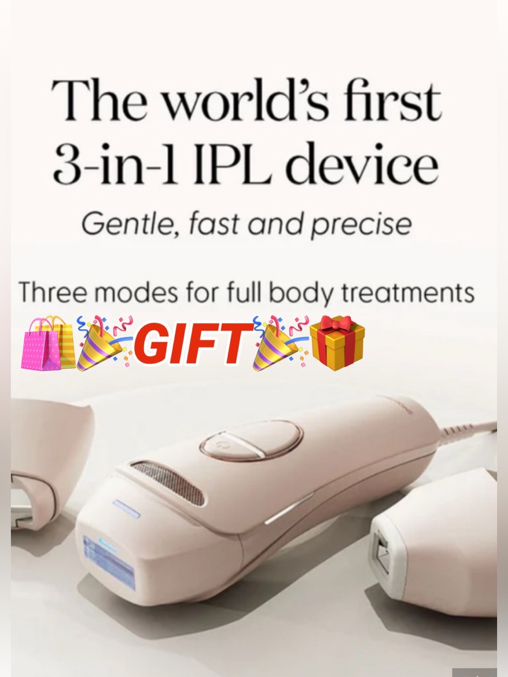 Smoothskin IPL Hair Removal Device